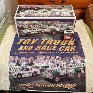 Hess 2011 toy truck and race car UNOPENED